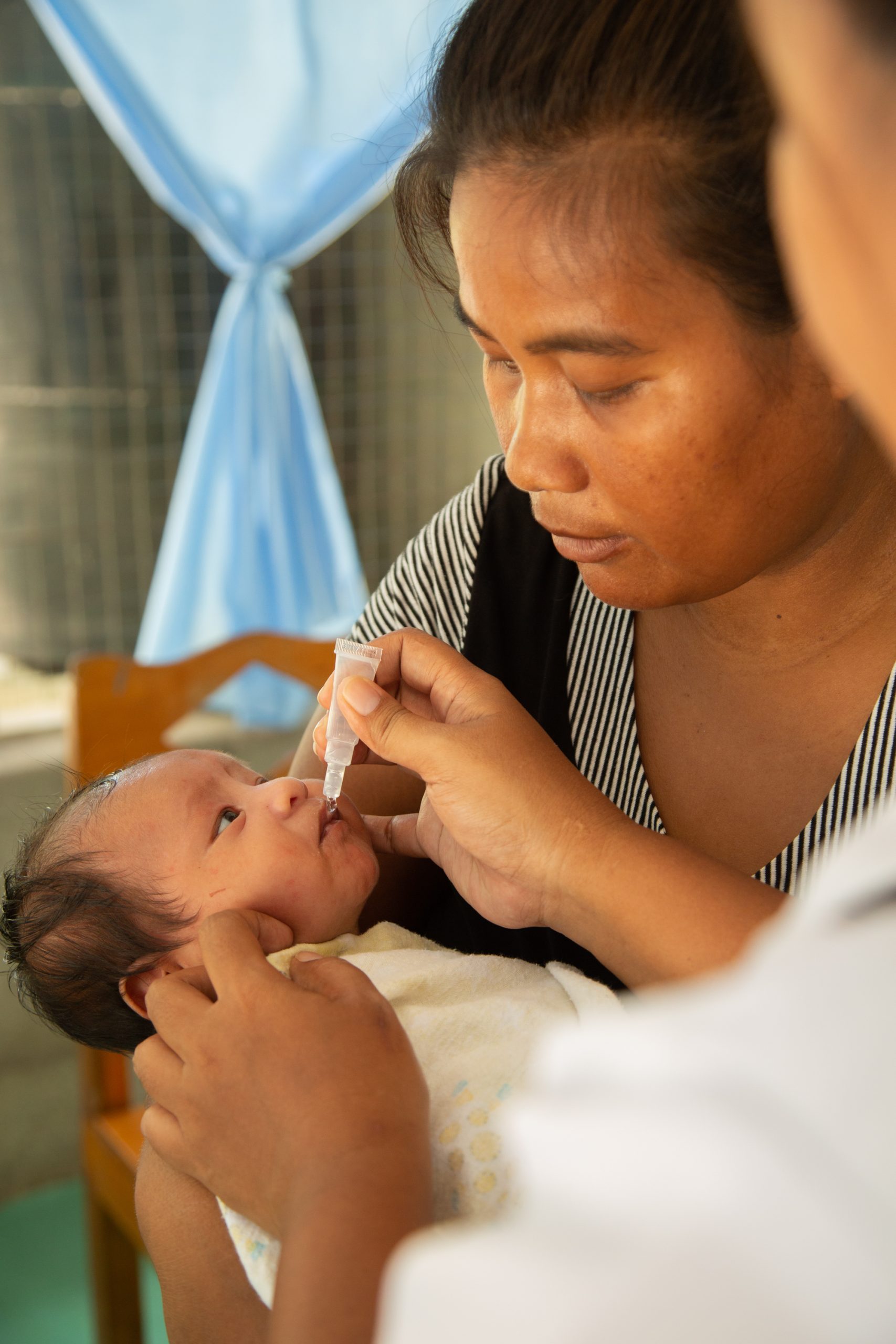 Rotary members from 21 districts, in partnership with UNICEF, are working with local governments to develop and implement immunization programs to protect 100,000 children from rotavirus, pneumococcal disease, and cervical cancer across nine South Pacific Island countries, including Kiribati and Fiji. The Give Every Child a Future project is committed to strengthening the immunization programs in each country so that these vaccines continue to be delivered to future generations of children. Tarawa, Kiribati. 28 March 2023.